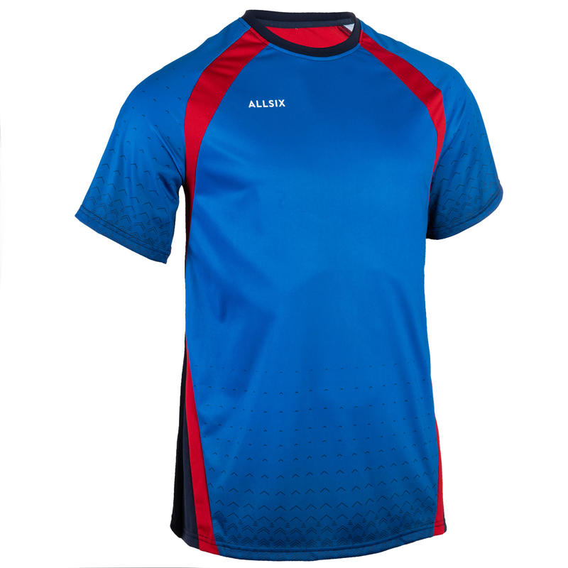 V500 Volleyball Jersey Blue/Red Decathlon