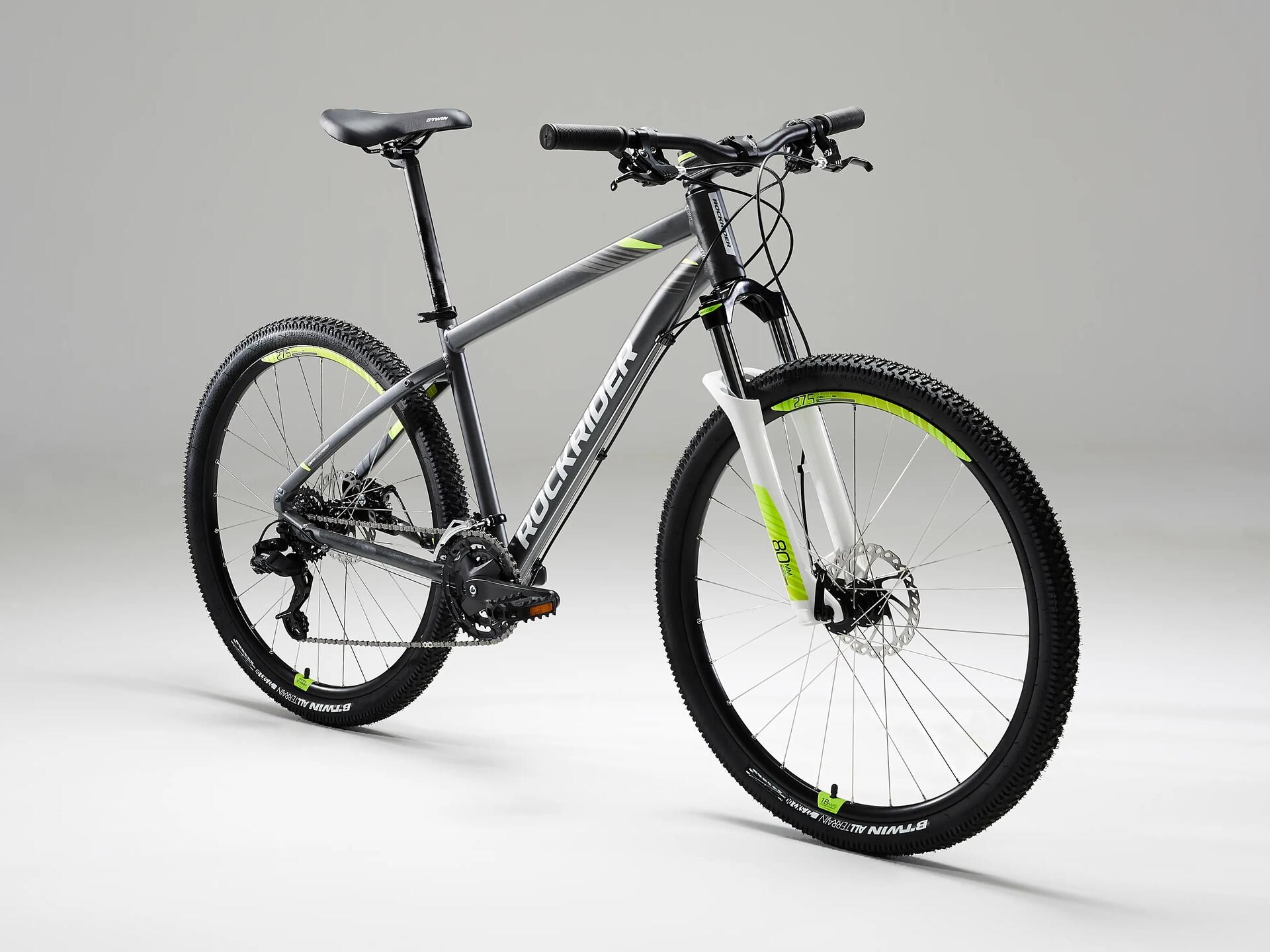 BICICLETĂ MTB ROCKRIDER ST 520 NEGRU/ALBASTRU: Manual de instrucțiuni, reparații
