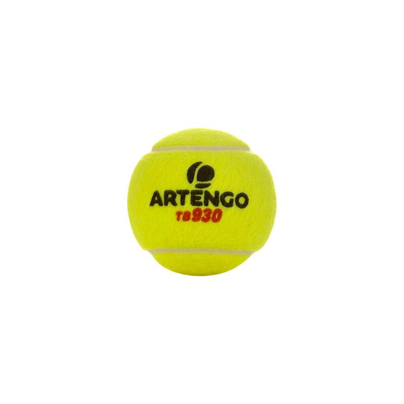 Pelota de tenis Artengo TB930 x4 velocidad