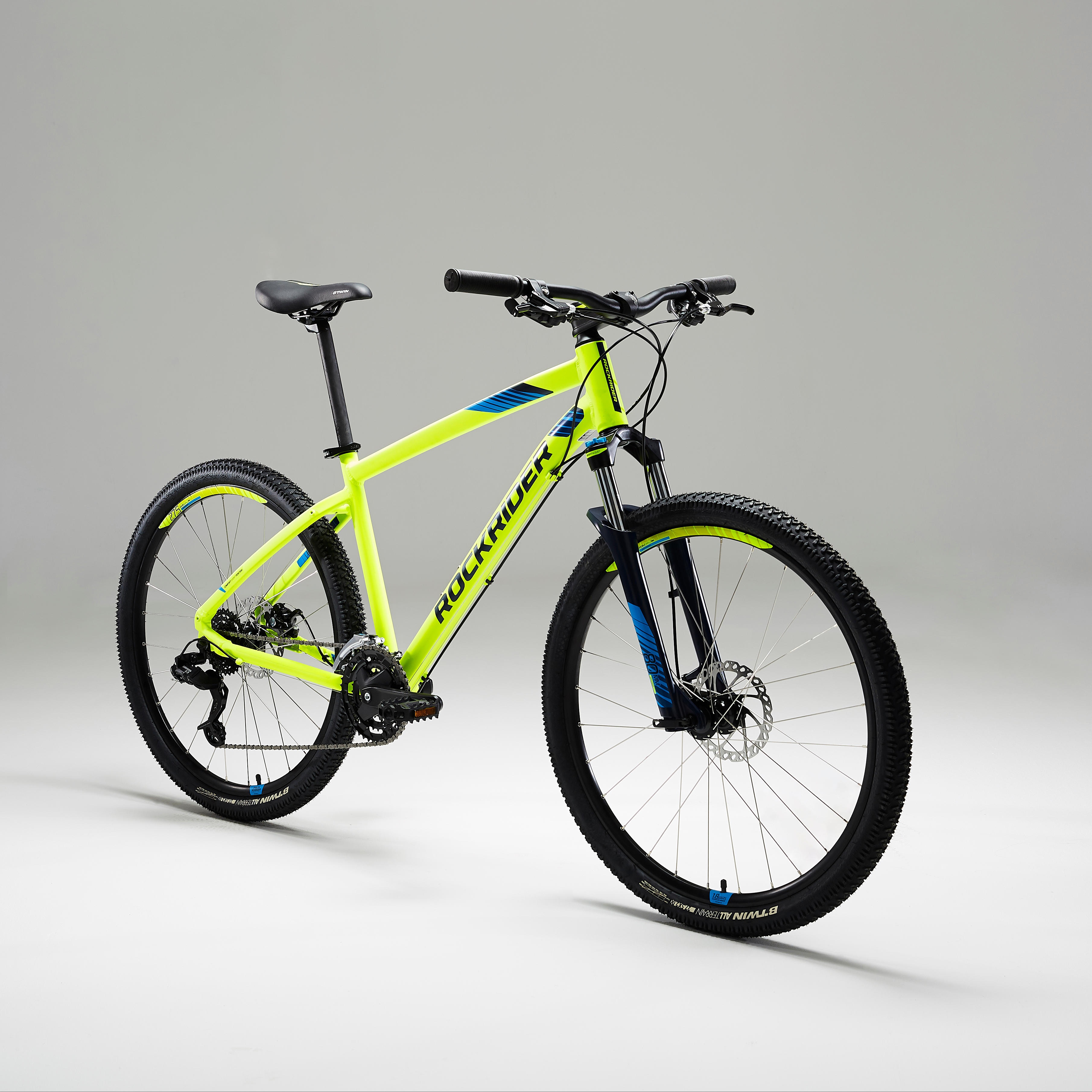 27.5 Inch Mountain bike Rockrider ST 520 Yellow Decathlon