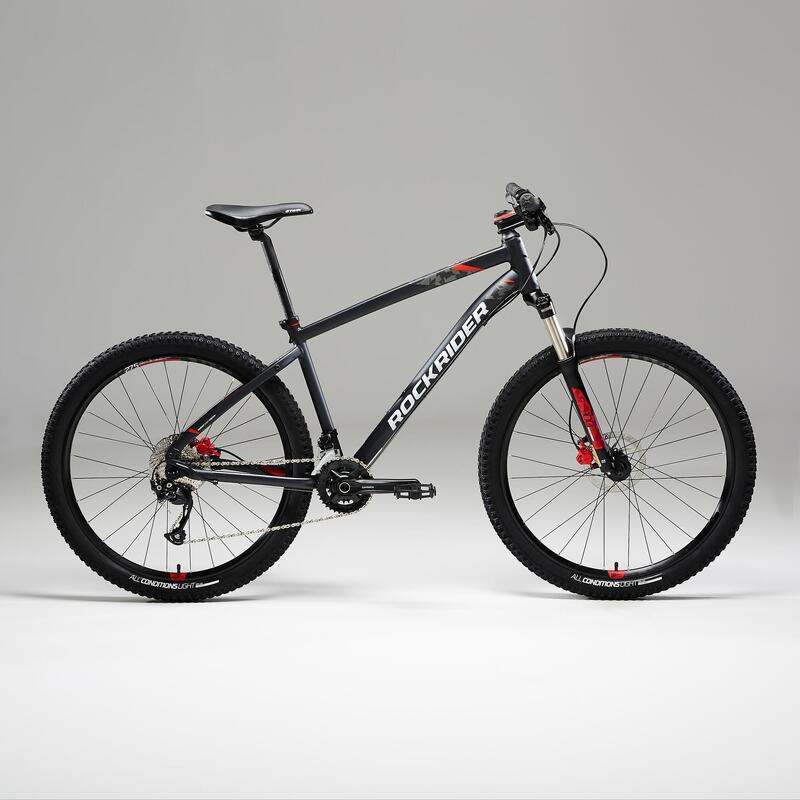 MTB kerékpár ST 540, 27,5” fekete, piros