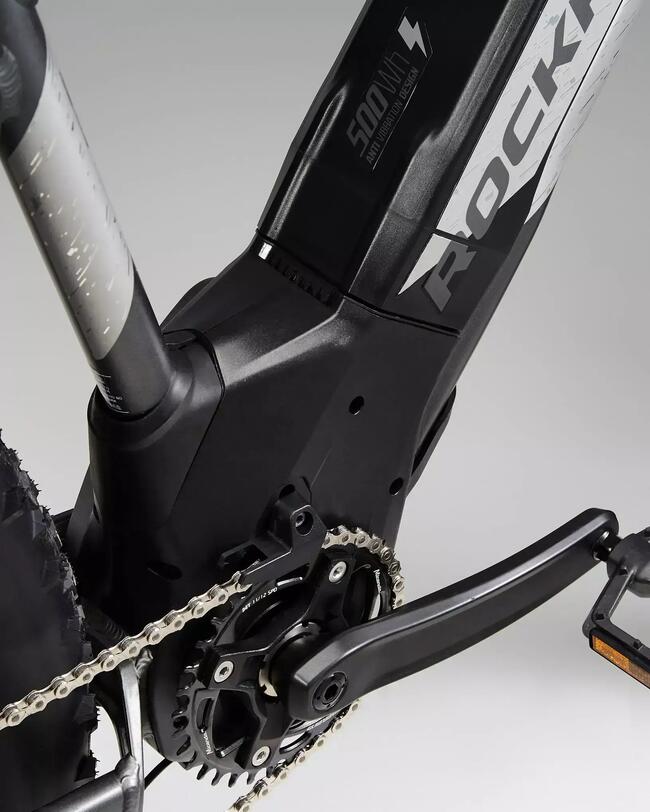 27.5 Electric Hardtail MTB Bike E ST 900 Grey ROCKRIDER Decathlon
