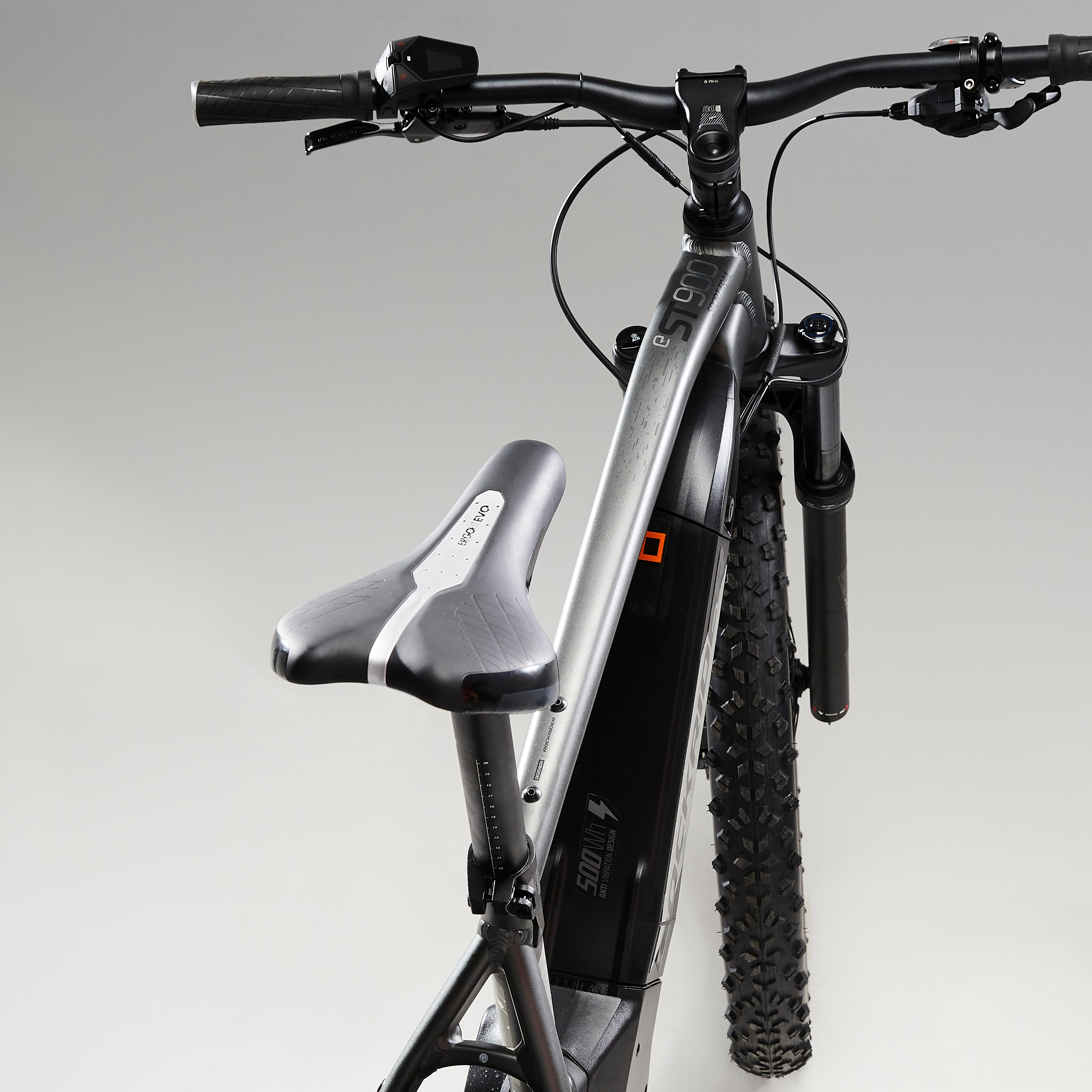 27.5+ Inch Electric Mountain Bike E-ST 900 - Grey - Decathlon