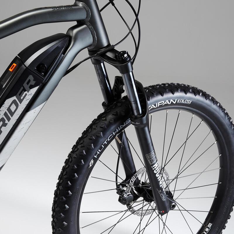 Bici Mtb elettrica a pedalata assistita E-ST 900 grigia 27,5" PLUS