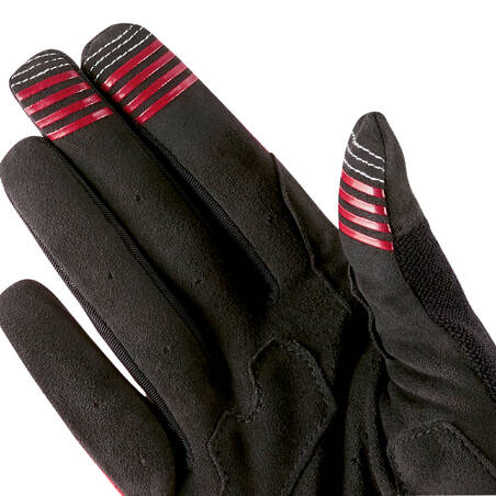 Mountain Bike Gloves ST 100 - Red