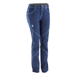 Kletterhose Comfort Damen bequem blau 