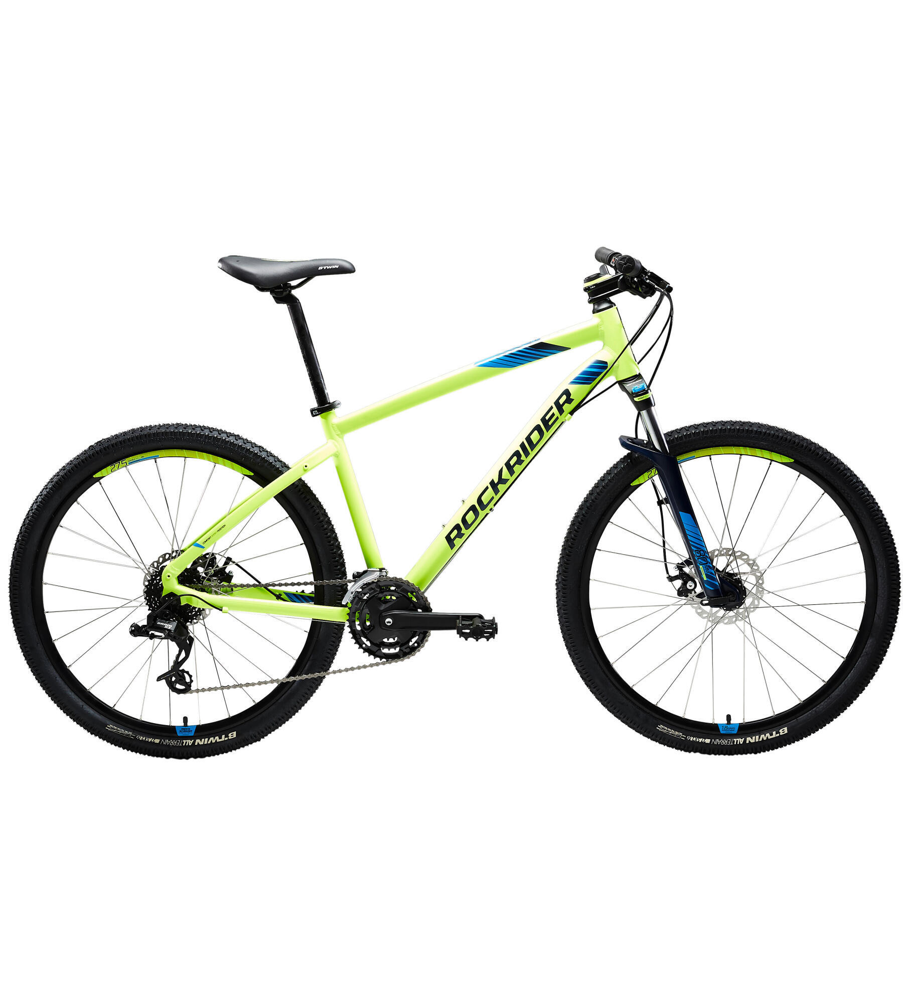 ROCKRIDER ST 520 MOUNTAIN BIKE YELLOW