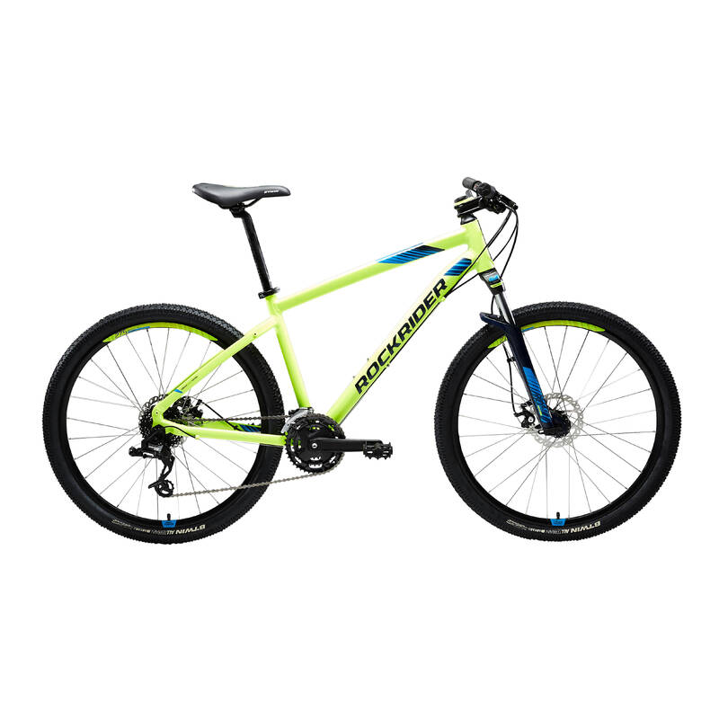 MTB ST 520 27,5" žltý ROCKRIDER Decathlon