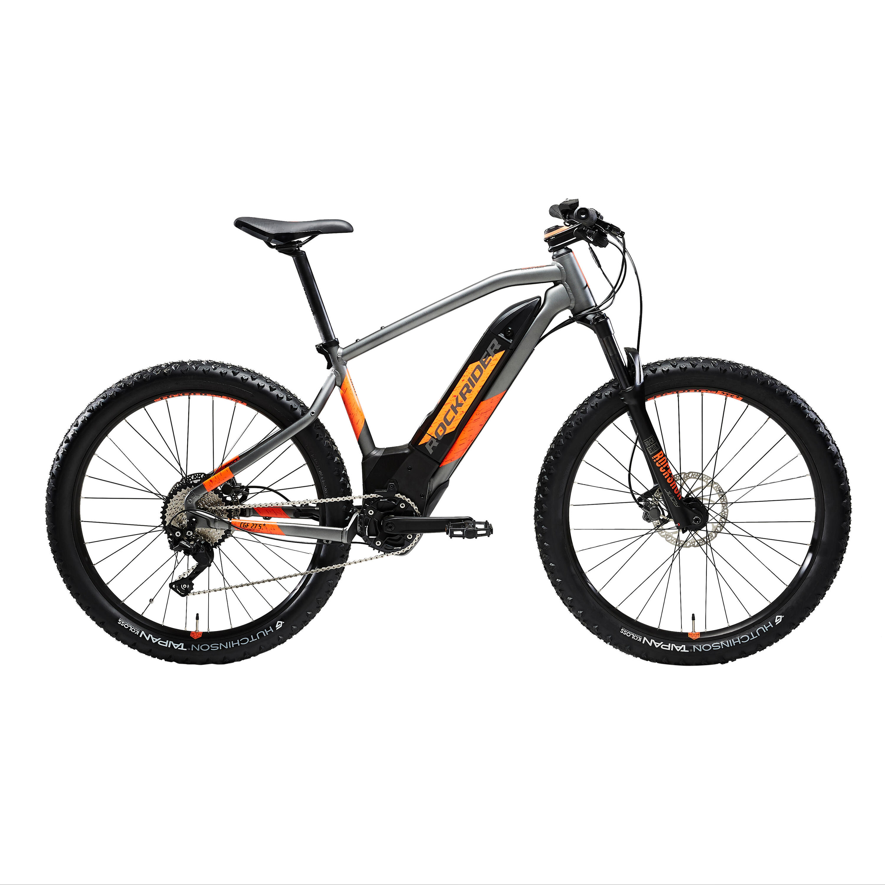 ROCKRIDER 27.5+ Electric Mountain Bike E-ST 900 - Orange
