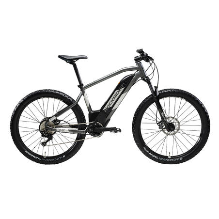 Гірський велосипед E-ST900 з електроприводом - Сірий