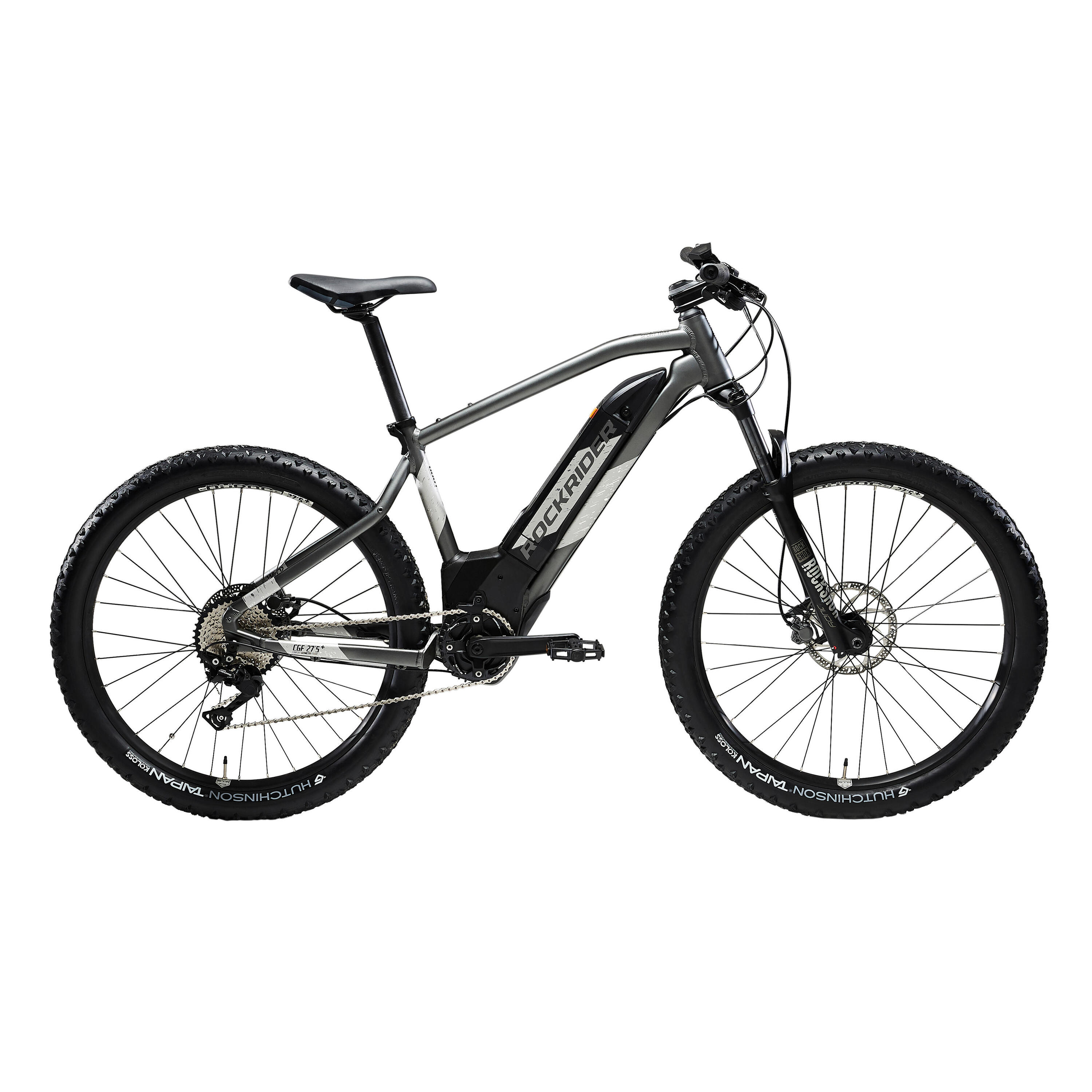 27.5"+ Electric Semi-Rigid MTB Bike E-ST 900 - Grey 10/11