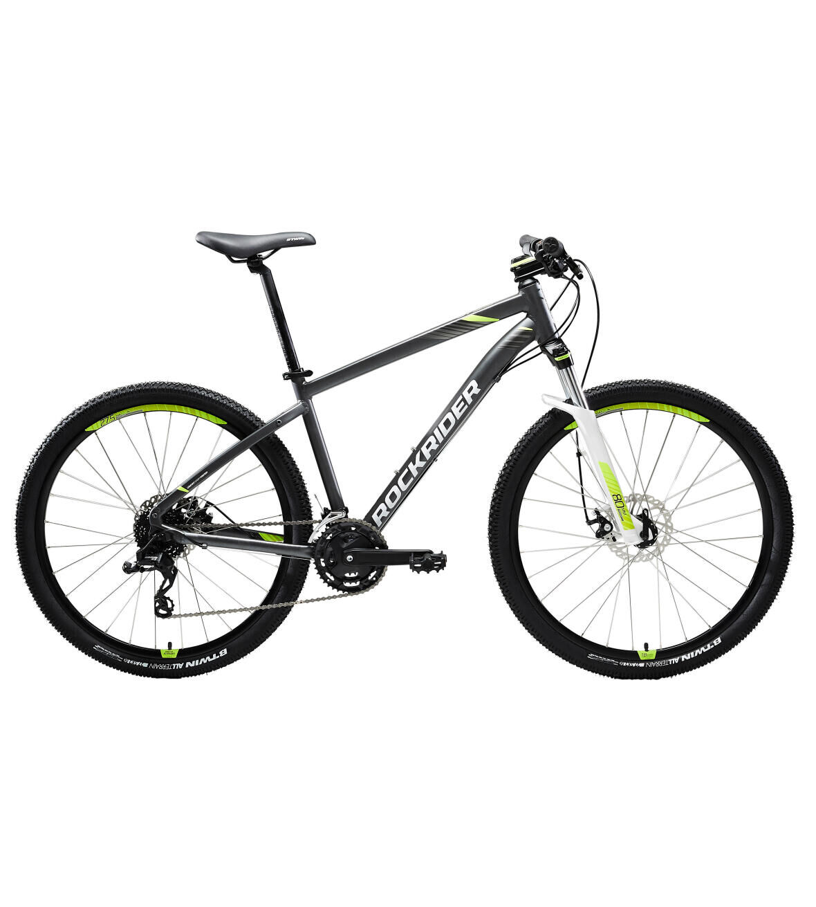MTB ROCKRIDER ST 520 GRAU_GELB