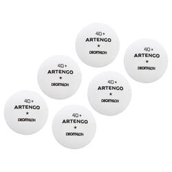 PELOTAS DE PING PONG TTB 100 1* 4+ X6 BLANCAS