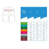 Women's golf cotton chino shorts - MW500 green