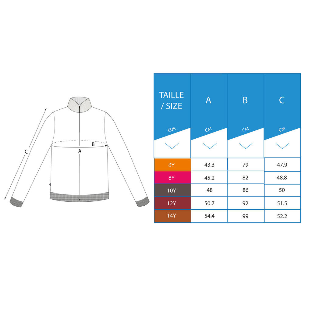 NAVY BLUE KIDS' WINDPROOF GOLF PULLOVER
