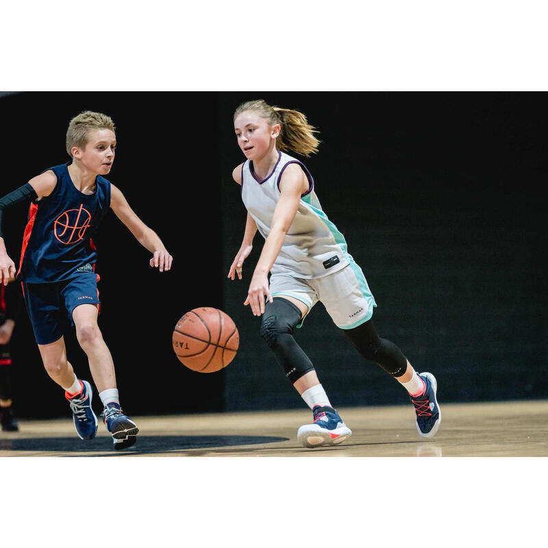 CHAUSSURES DE BASKETBALL POUR GARCON/FILLE CONFIRME(E) BLEU ROSE SPIDER LACE