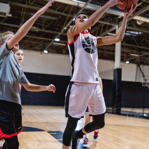 basketball panoplie réversible blanc haut et bas