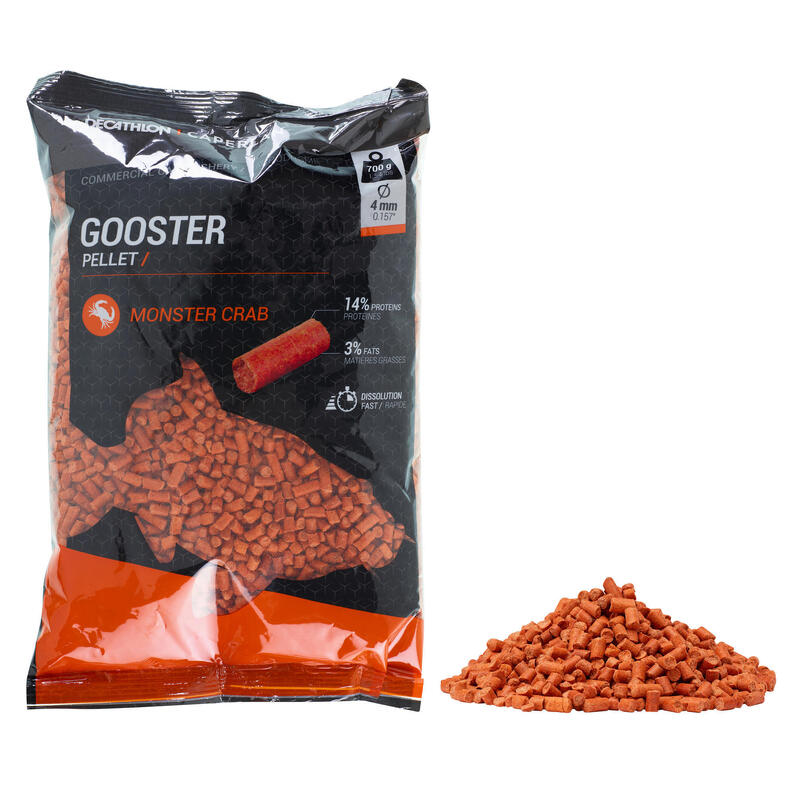 GOOSTER PELLET MONSTER CRAB 4MM 0,7KG POUR LA PÊCHE DE LA CARPE AU COUP