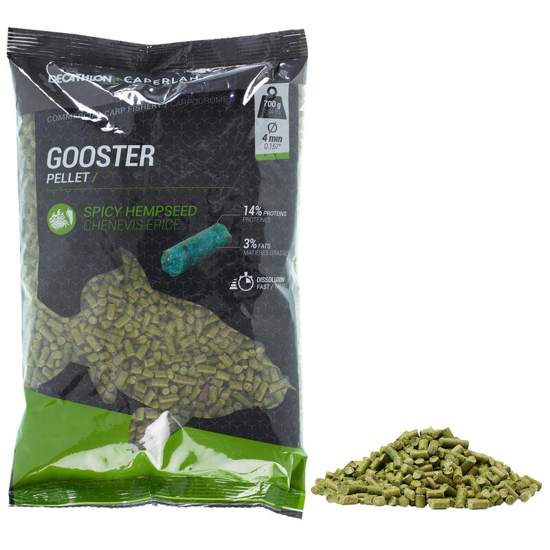 GOOSTER PELLET CHENEVIS 4MM 0,7 KG POUR LA PECHE DE LA CARPE AU COUP