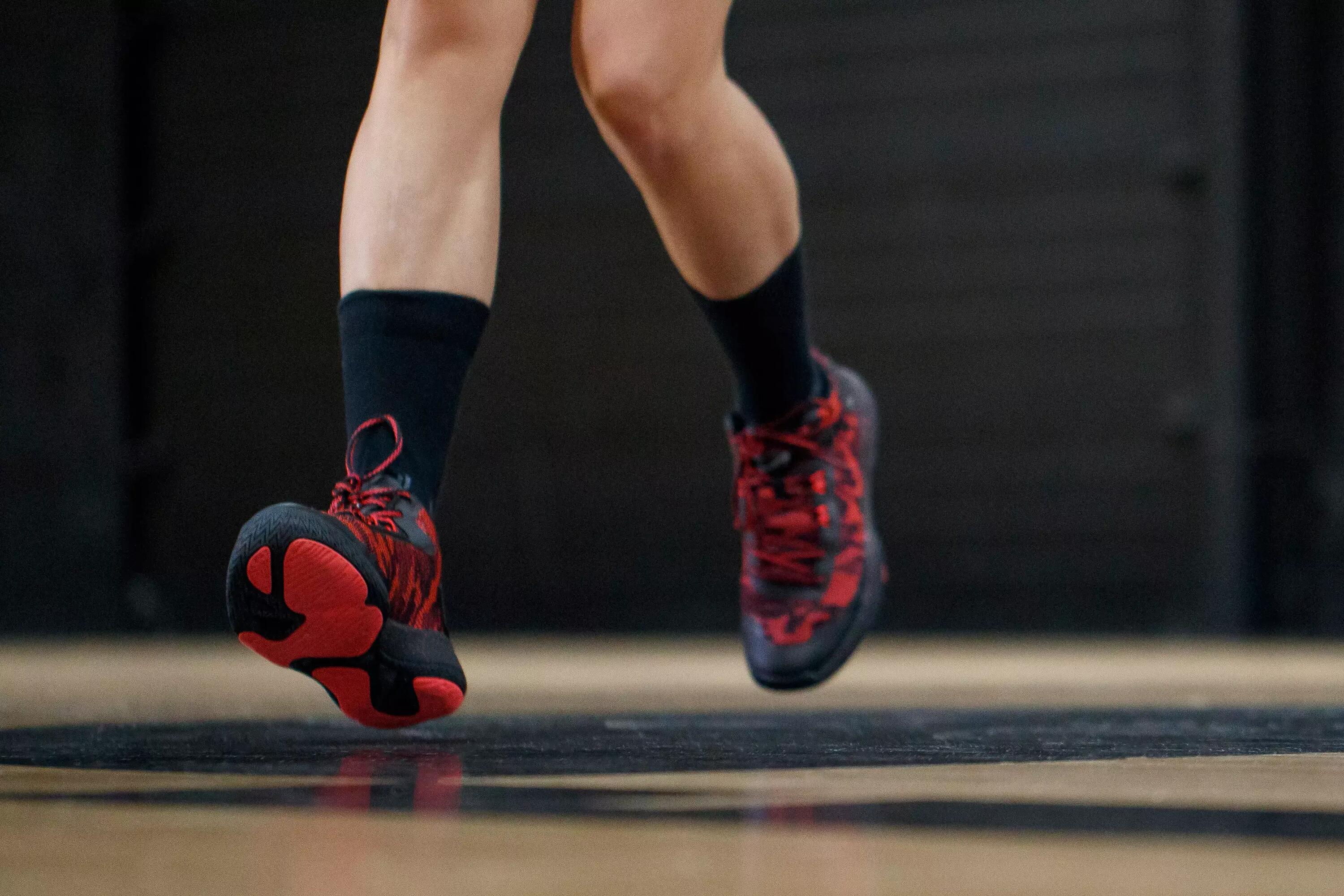 SC500 Women's Mid Basketball Shoes - Black/Pink 10/16