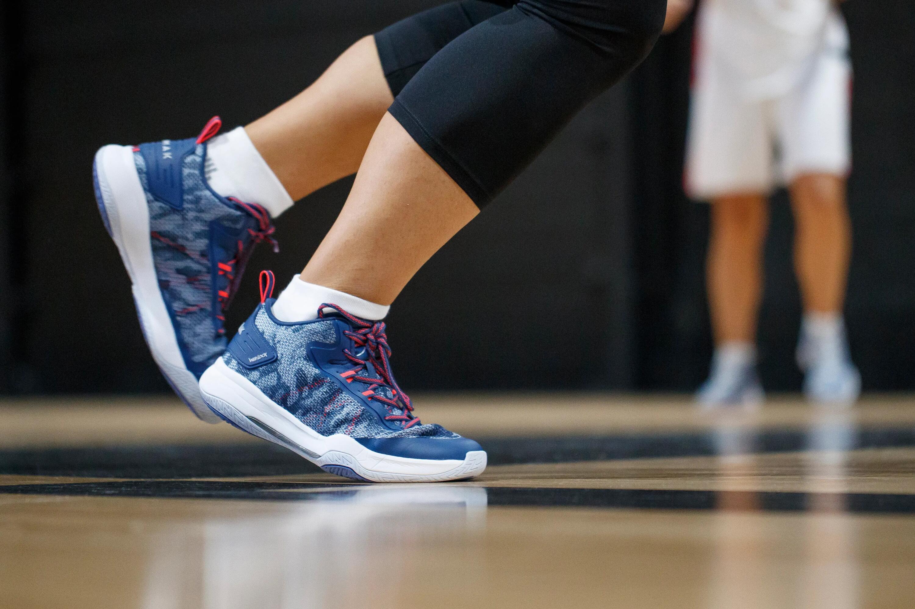 SC500 Women's Mid Basketball Shoes - Blue/Pink 13/15