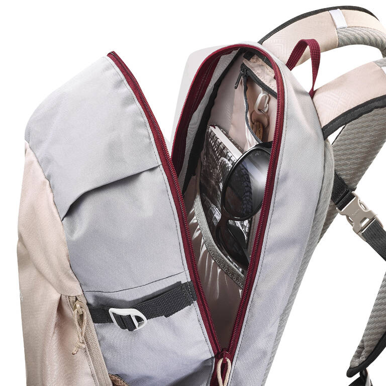20 L Hiking Backpack - Arpenaz NH100 - Beige