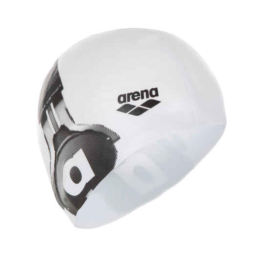 
      Swimming Silicone Cap Arena Poolish - White
  