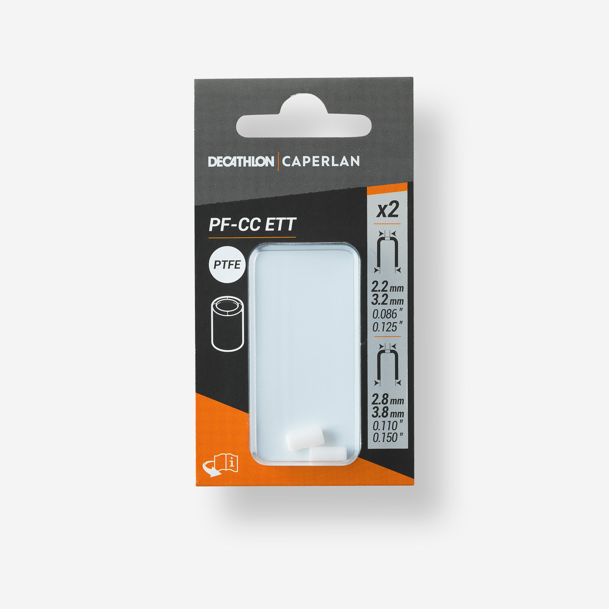 Decathlon | Boccola in teflon PF-CC 2,2 e 2,8 mm |  Caperlan