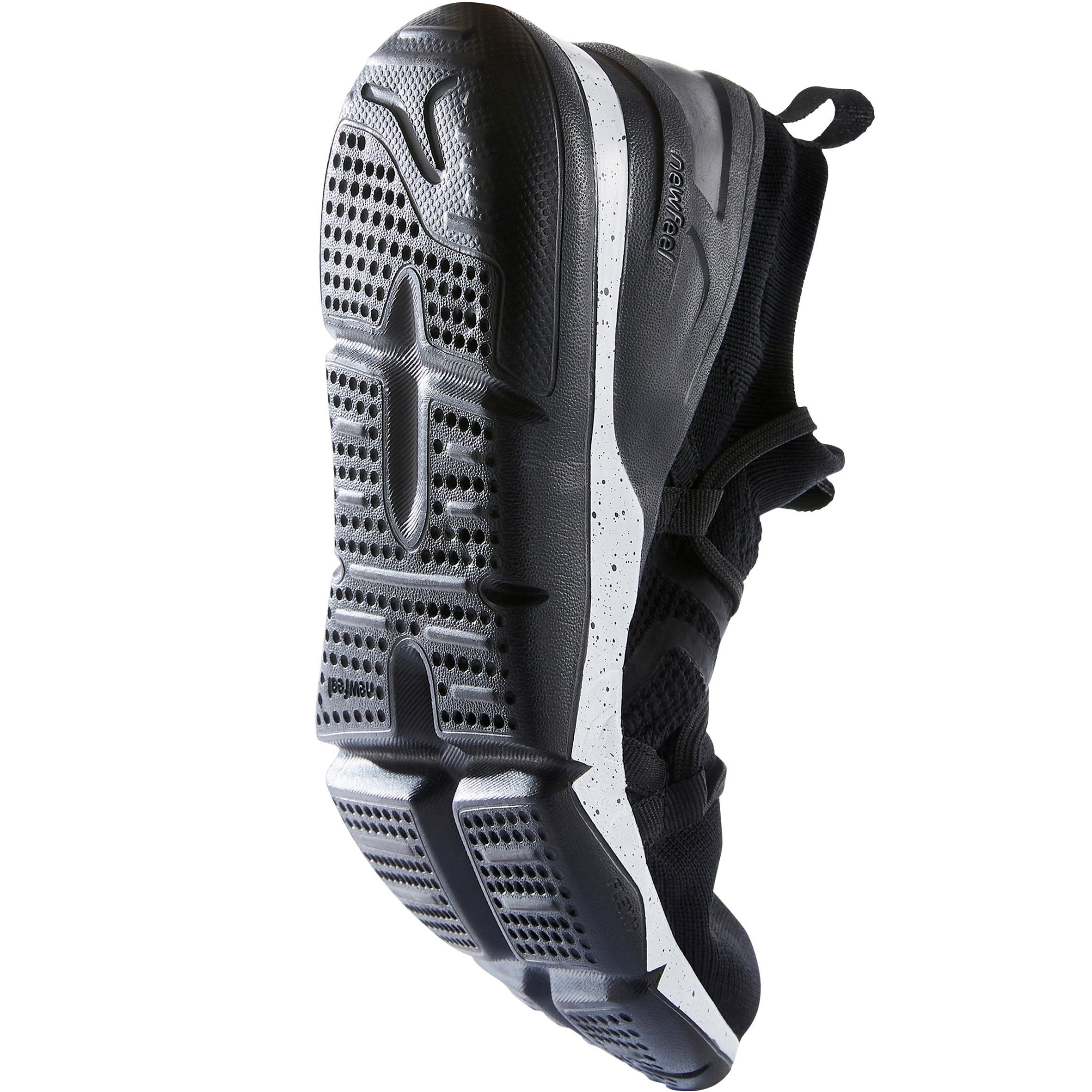 PW 140 Double Women's Fitness Walking Shoes Knit Double black 2/9