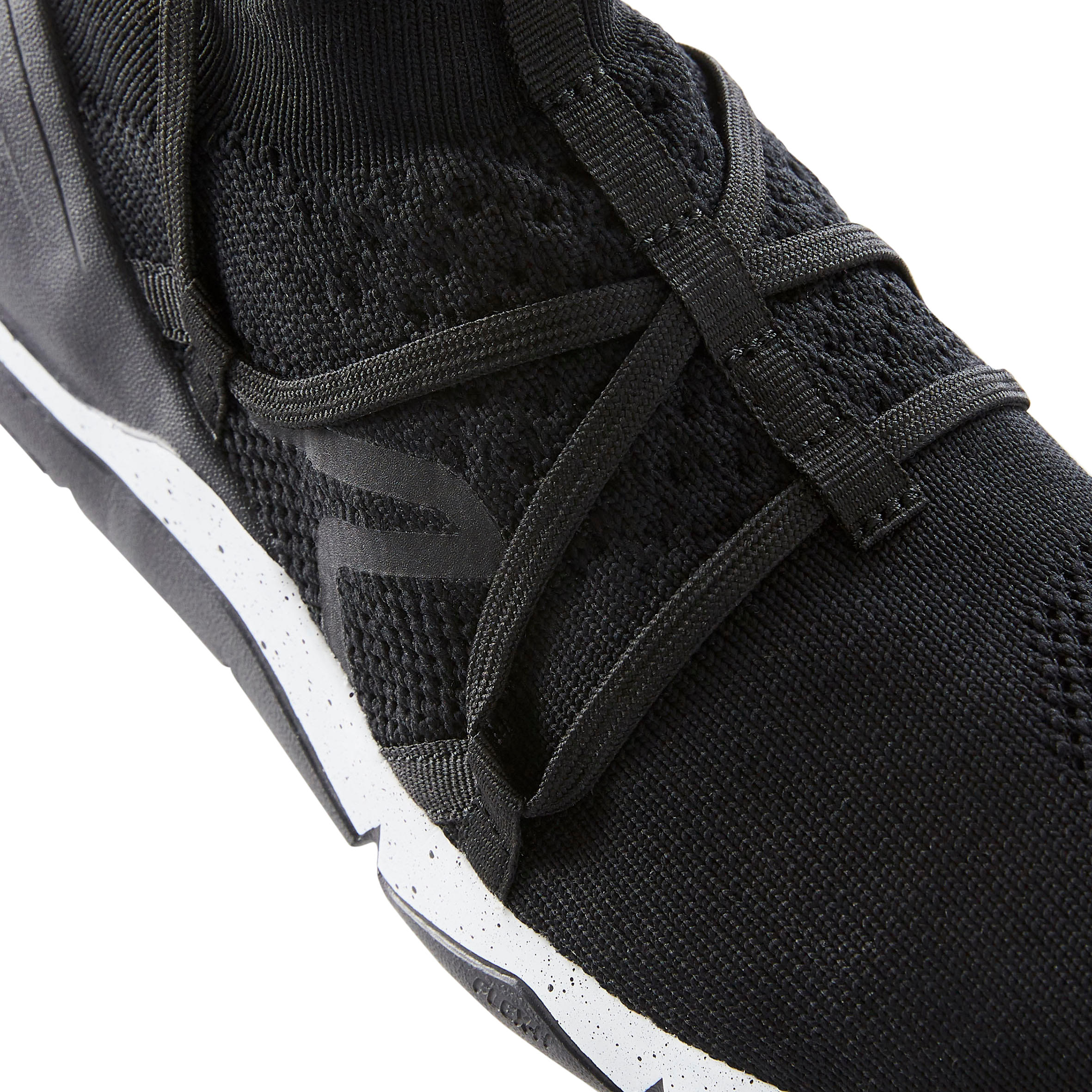 PW 140 Double Women's Fitness Walking Shoes Knit Double black 3/9