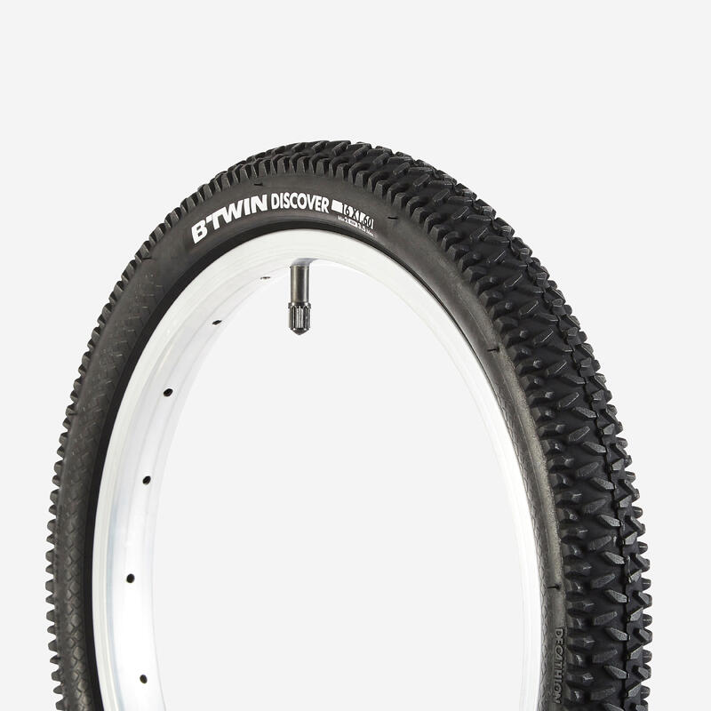 Neumático bicicleta júnior varilla rígida Skinwall 16x1,60 / ETRTO 40-305 negro