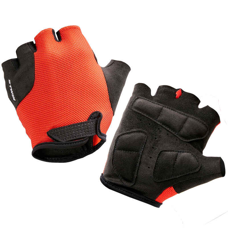 500 Kid's Cycling Gloves - Red