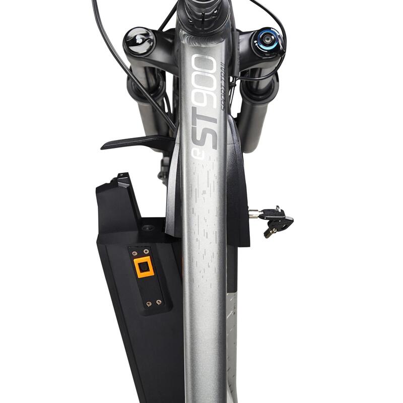 Bici Mtb elettrica a pedalata assistita E-ST 900 grigia 27,5" PLUS