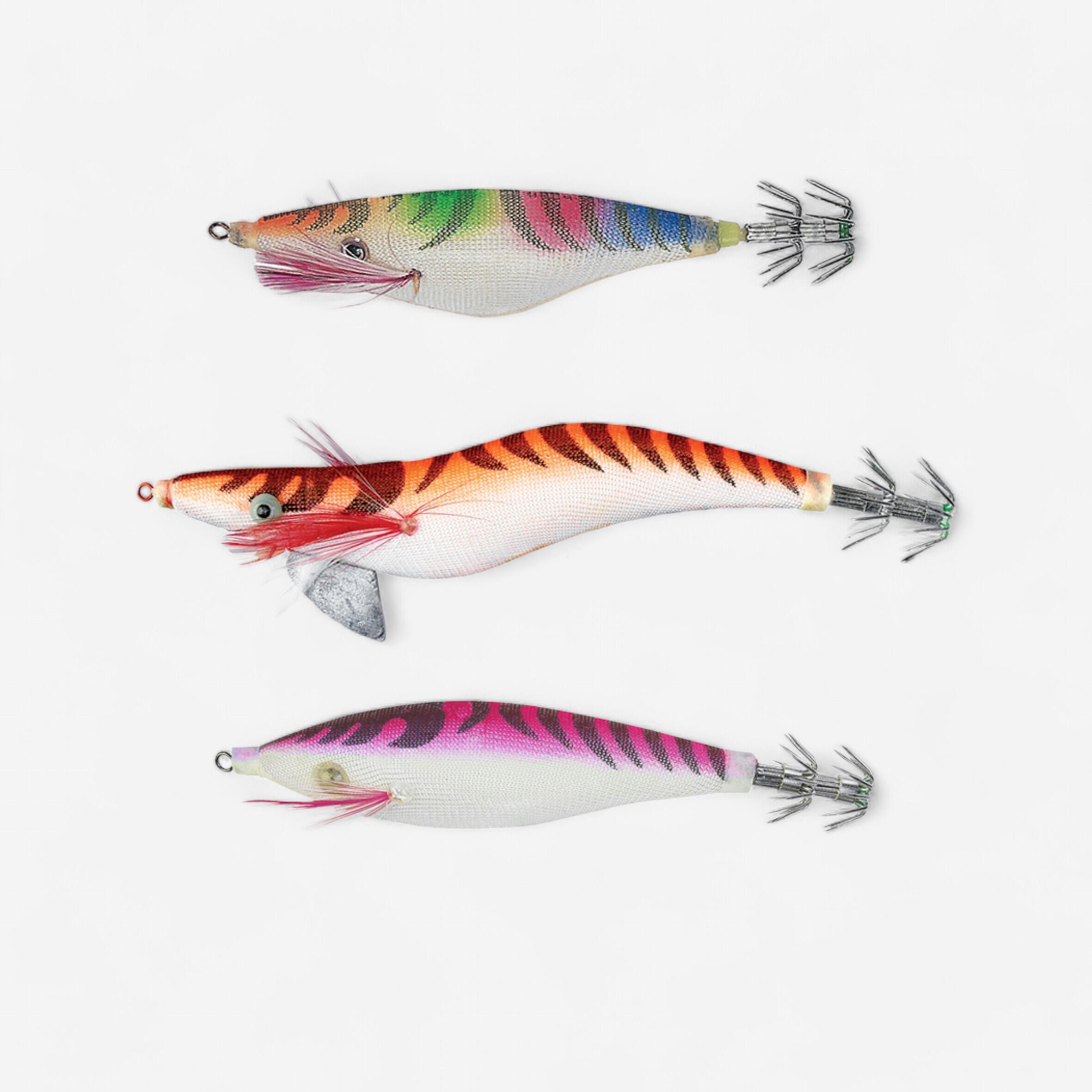 Flashmer - Kit 3 Turluttes Pêche Des Seiches/calamars - Turlutte - Peche - - Taille Unique - Decathlon