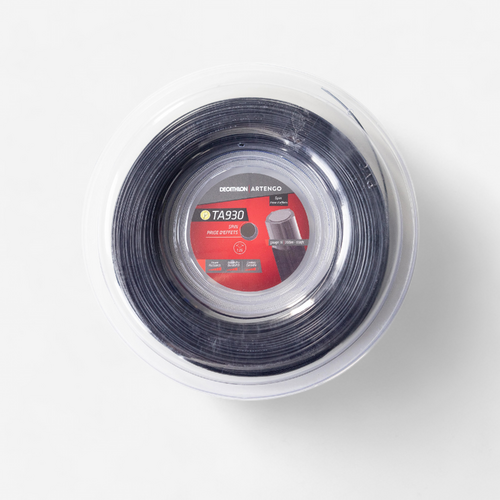 BOBINE DE CORDAGE DE TENNIS MONOFILAMENT NOIR PENTAGONAL TA 930 SPIN 1.25mm.