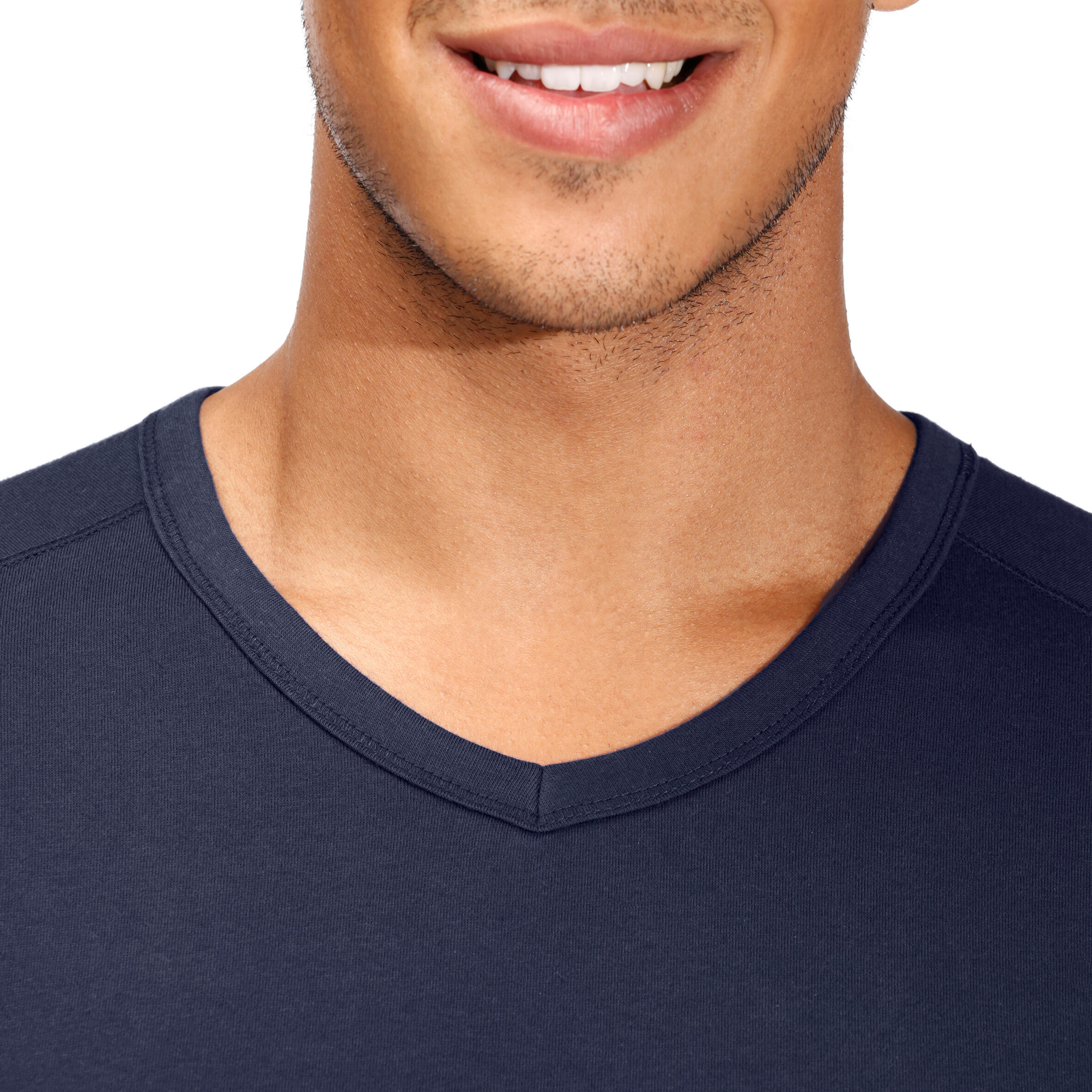 Active Slim-Fit Short-Sleeved Fitness T-Shirt - Dark Blue 6/10
