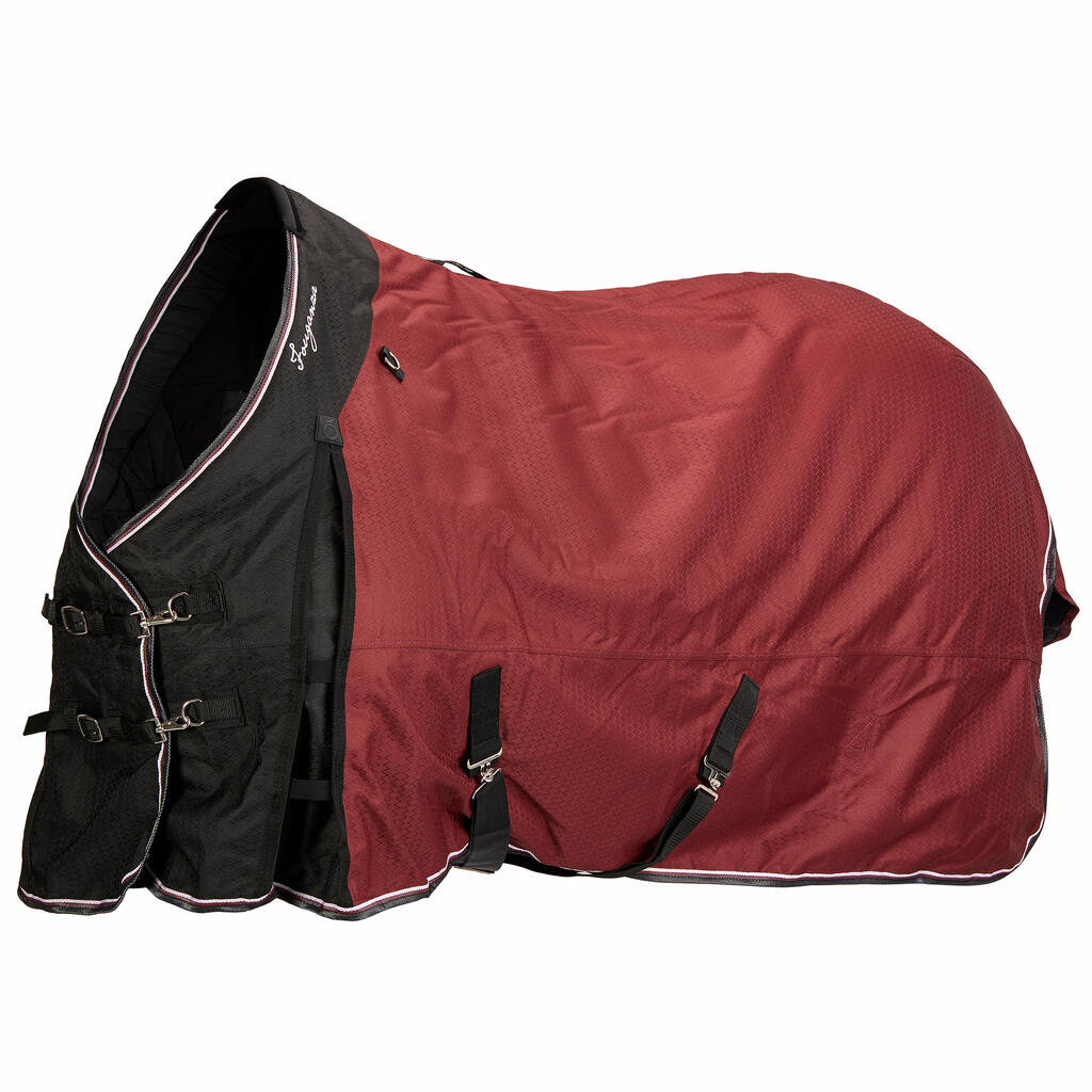 Winter-Regendecke Allweather 300g 1000D wasserdicht Pferd/Pony bordeaux