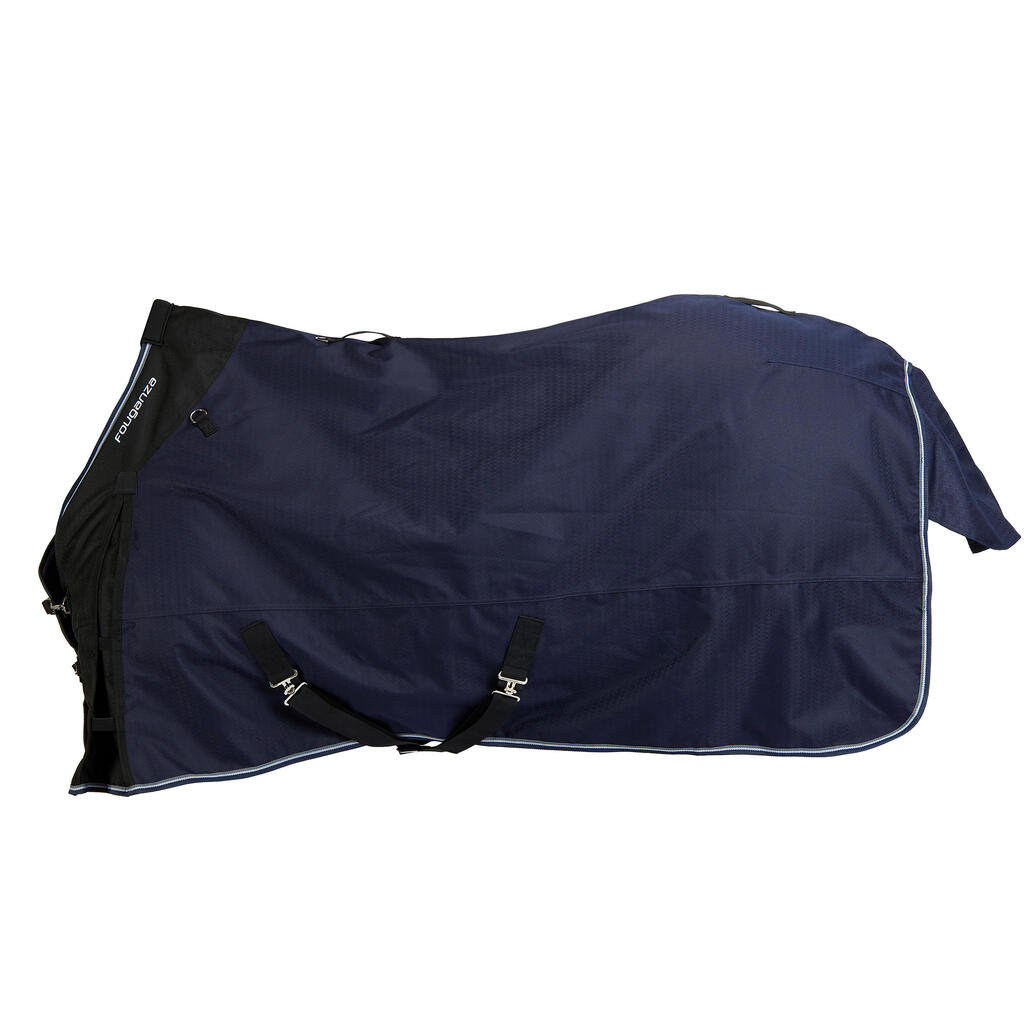 Winter-Regendecke Allweather 300g 1000D wasserdicht Pferd/Pony blau