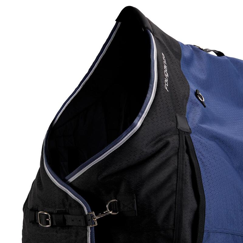 Manta Equitación Allweather 300 impermeable caballo y poni Fouganza azul