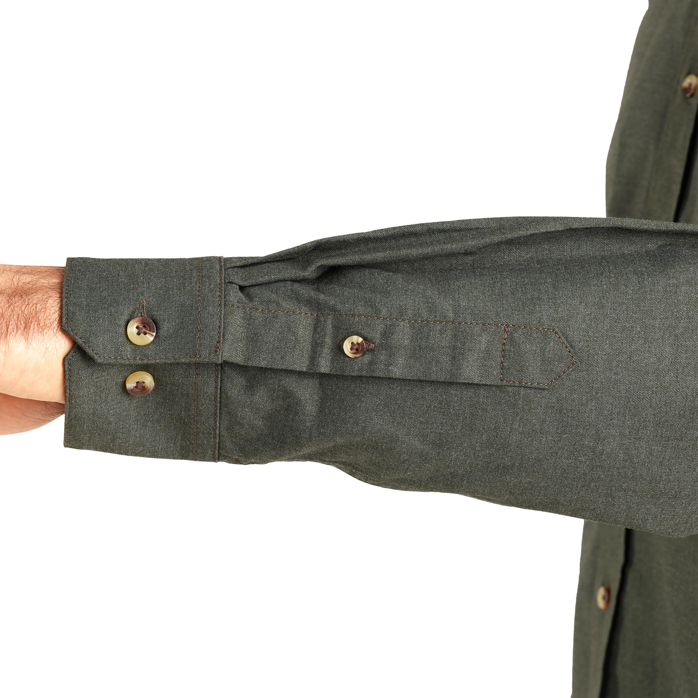 Long Sleeve Hunting Shirt 100 green 7/9