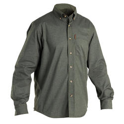 Chemise chasse manches longues 100 vert