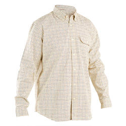 CHEMISE CHASSE AIGLE HANAJ CARREAUX BEIGE