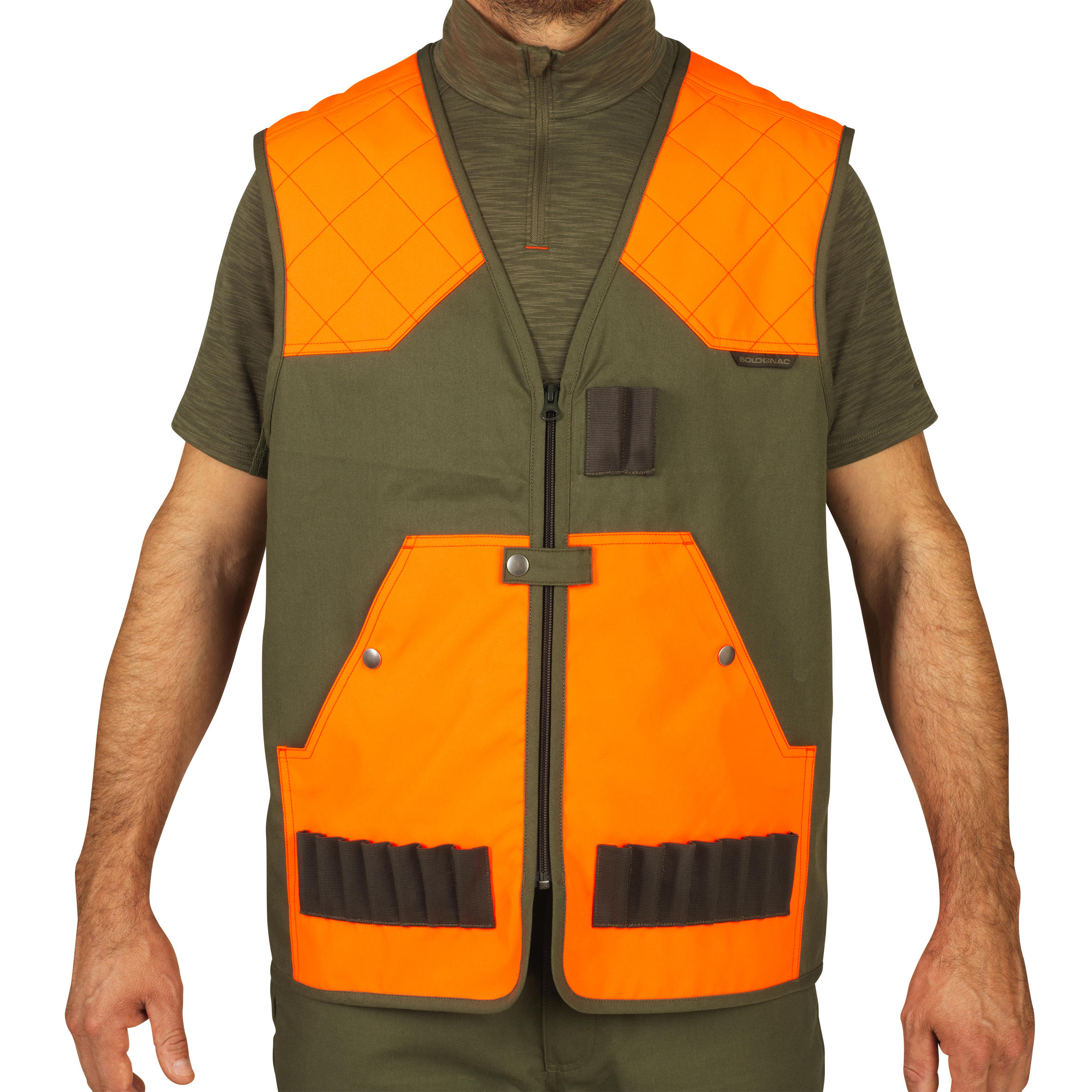 High Visibility Hunting Waistcoat - Green
