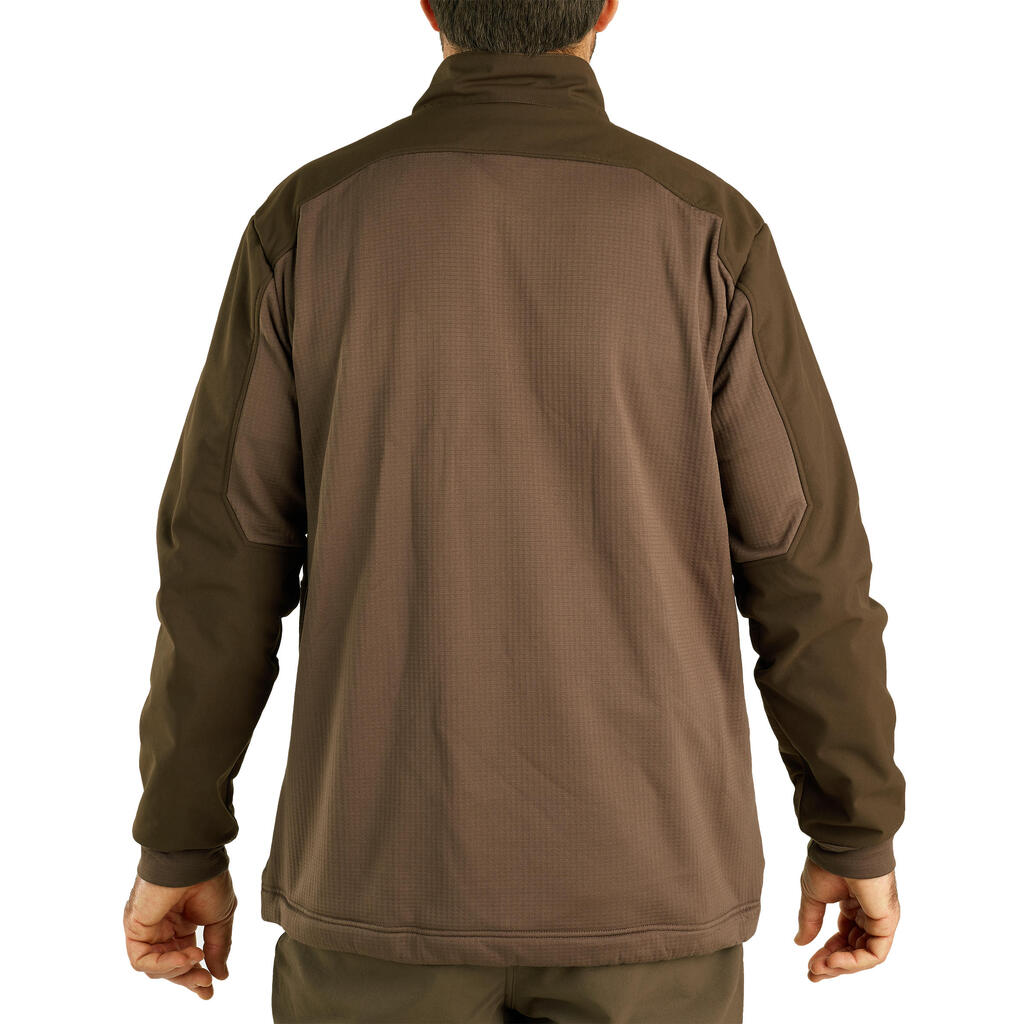 Pastiprināts medību pulovers “900”, brūns