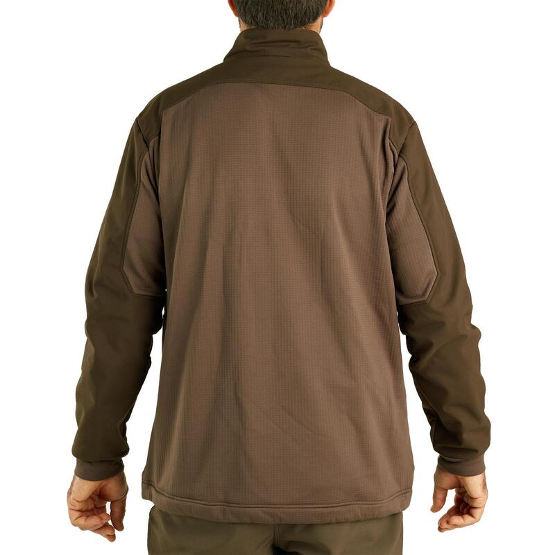 Pull Chasse Renfort Marron 900