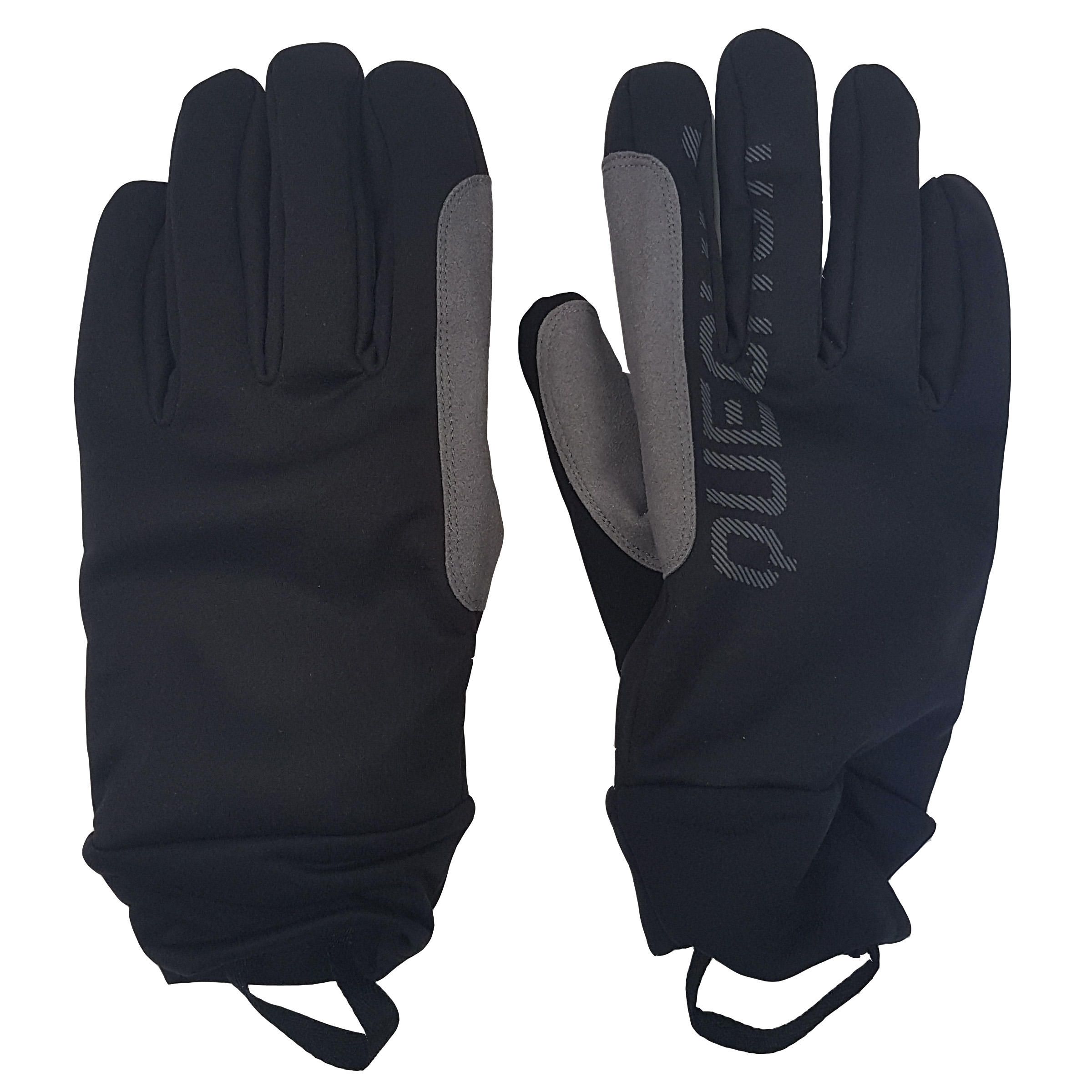 Recreational Cross-Country Skiing Warm Gloves - Black 1/2