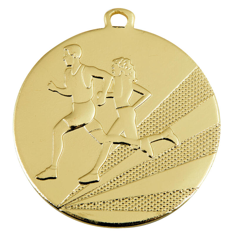 Medalla Deportiva Carrera 50 mm Oro