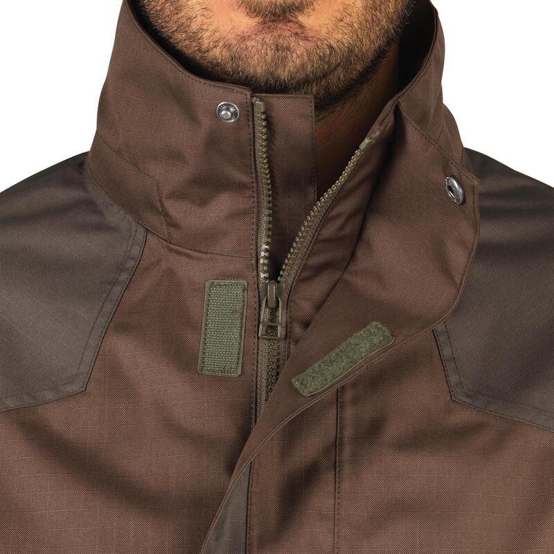 Jagd-Regenjacke 500 braun