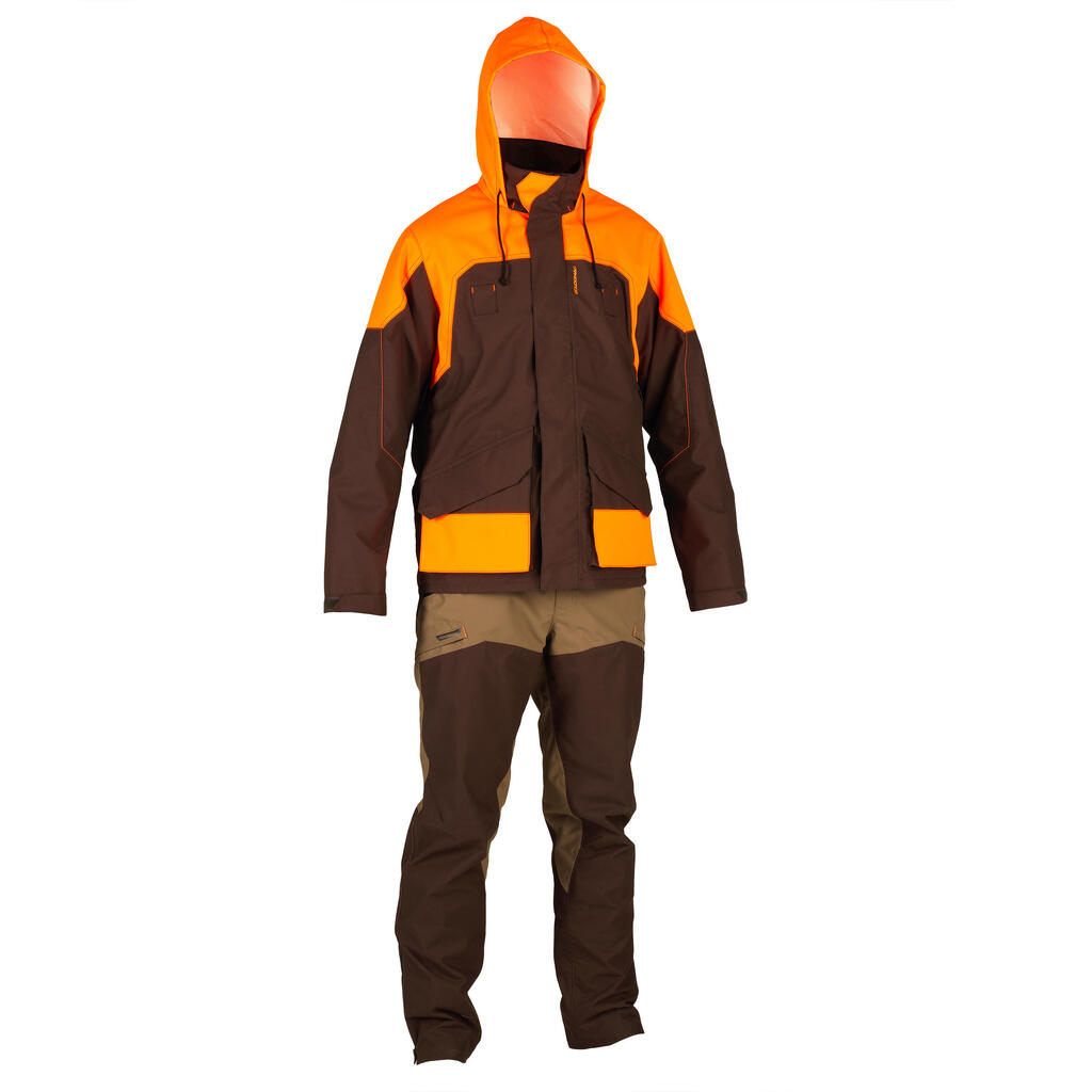 Jagdjacke Regenjacke RENFORT 520 orange/braun 