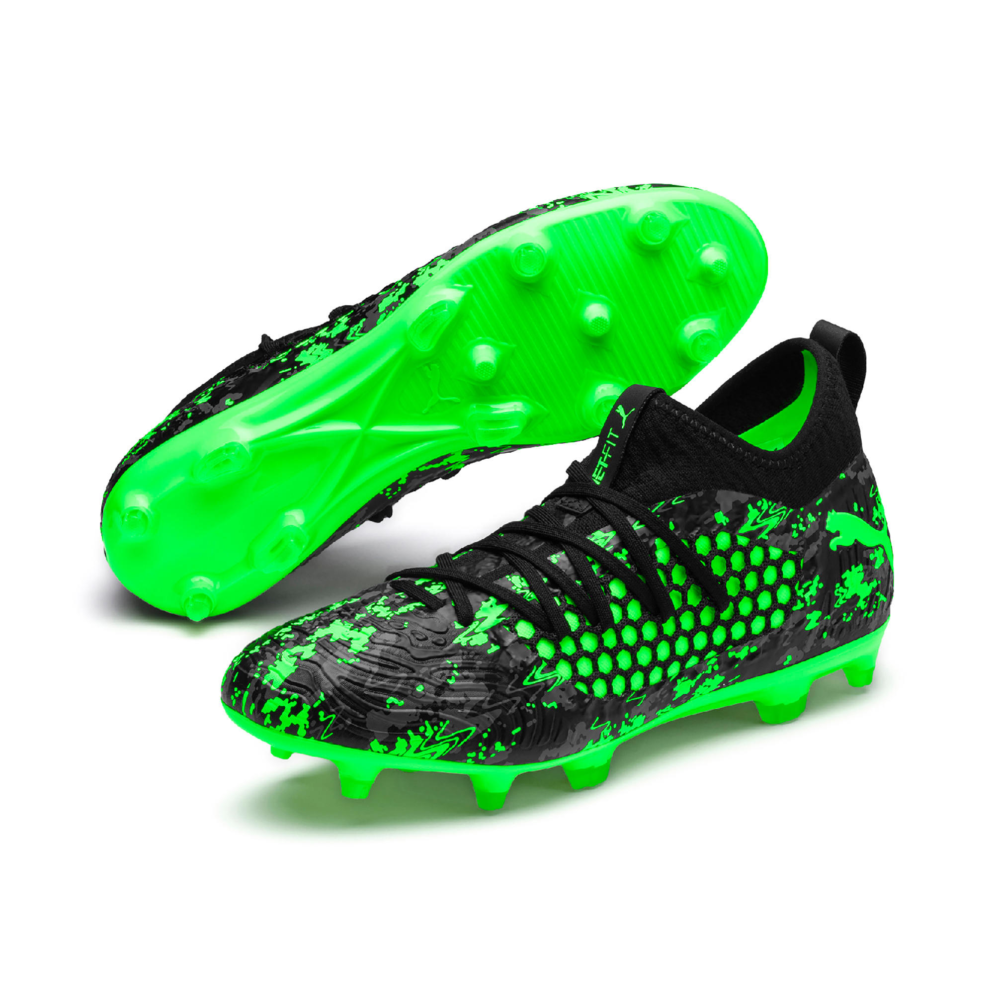 black puma football boots